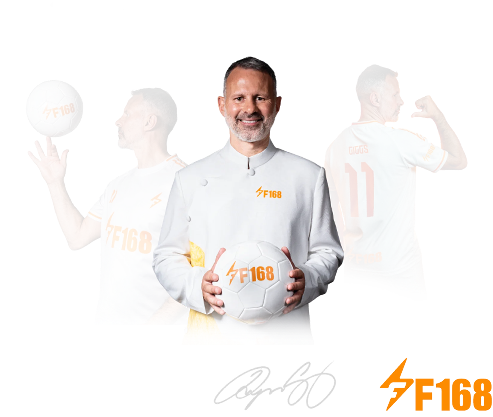 Ryan Giggs Profile with sign